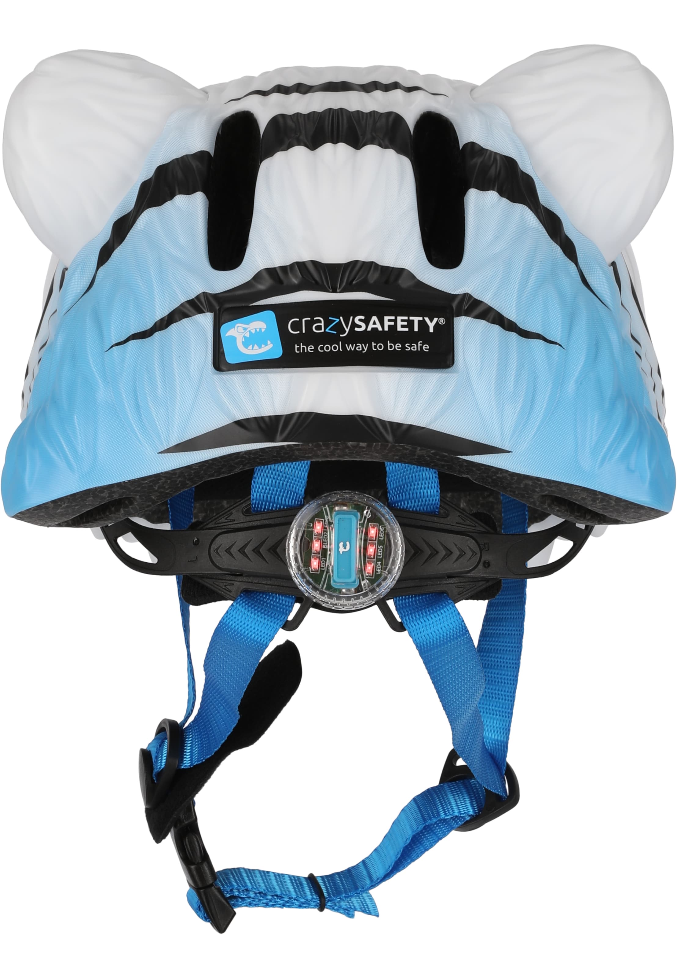 Crazy Safety Helmet 'Tiger' in White