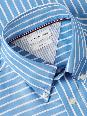 TOMMY HILFIGER Comfort fit Overhemd in Blauw