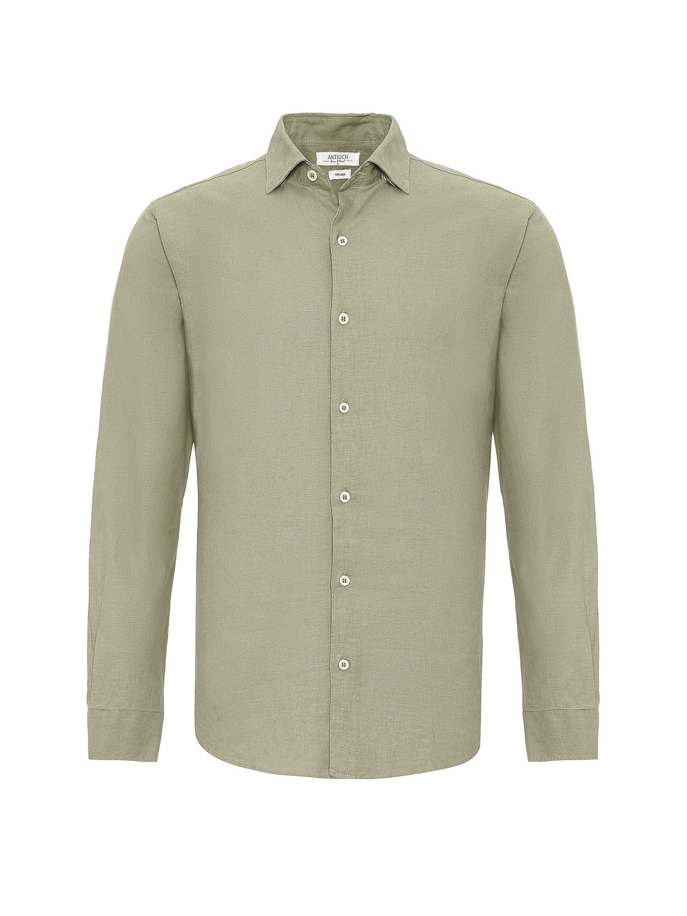 Regular fit Cămașă de la Antioch pe verde: față