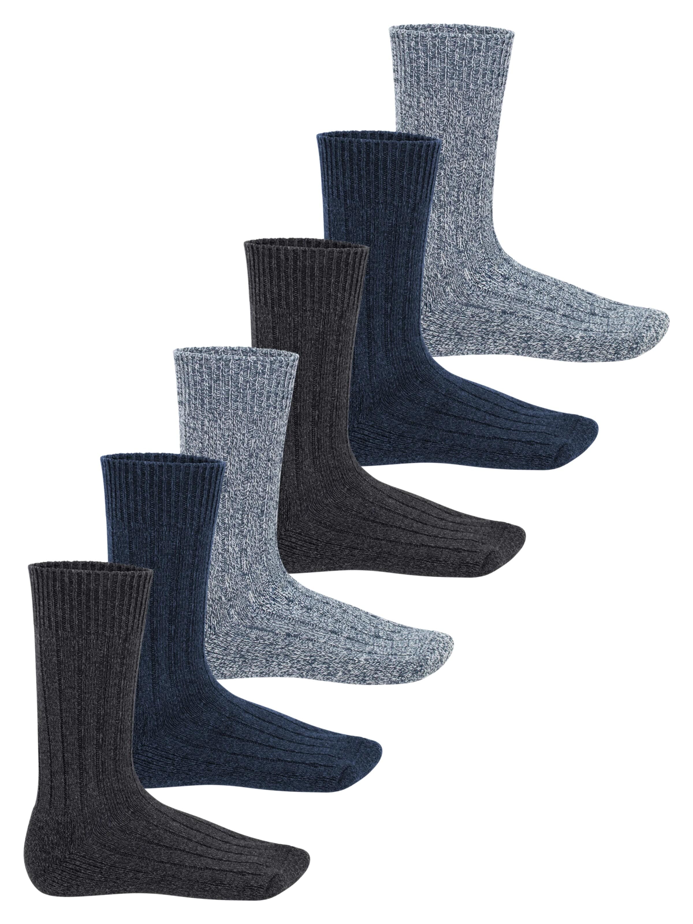 footstar Socks 'Norwegian' in Blue: front