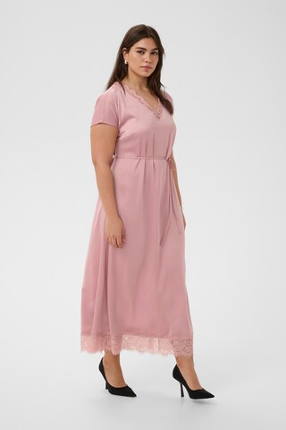 KAFFE CURVE Jurk 'KCjamie' in Roze