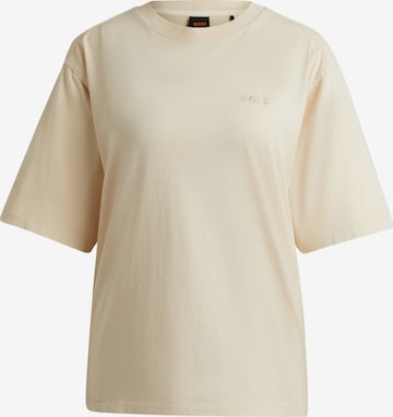 BOSS Orange T-Shirt 'Enis ' in Beige: predná strana