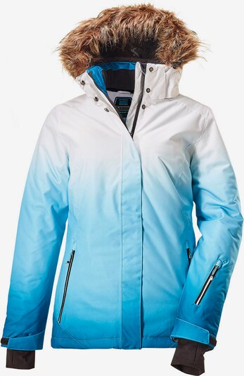 KILLTEC Outdoorjacke in himmelblau / weiß, Produktansicht