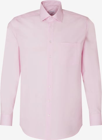 Coupe regular Chemise business SEIDENSTICKER en rose : devant