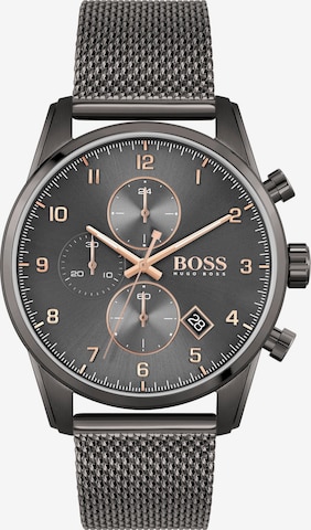 BOSS Analog Watch 'SKYMASTER' in Grey: front