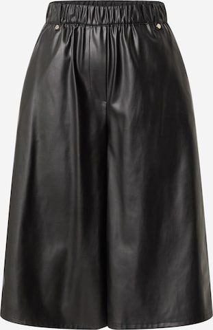 PATRIZIA PEPE Wide leg Broek in Zwart: voorkant