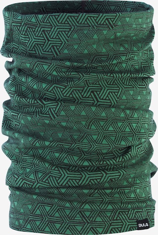 BULA Tube Scarf 'Web' in Green: front