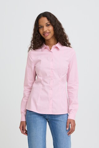 ICHI - Blusa 'DIMA' en rosa: frente