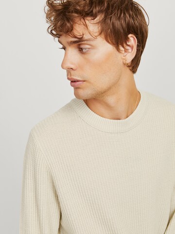 JJ Rebel - Pullover 'JREBASHER' em bege