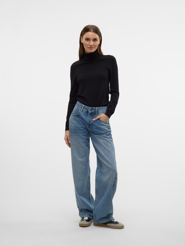 VERO MODA Sweater 'Happiness' in Black