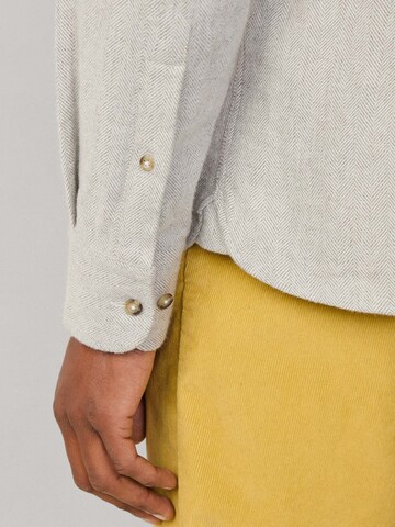 Coupe regular Chemise Hackett London en gris