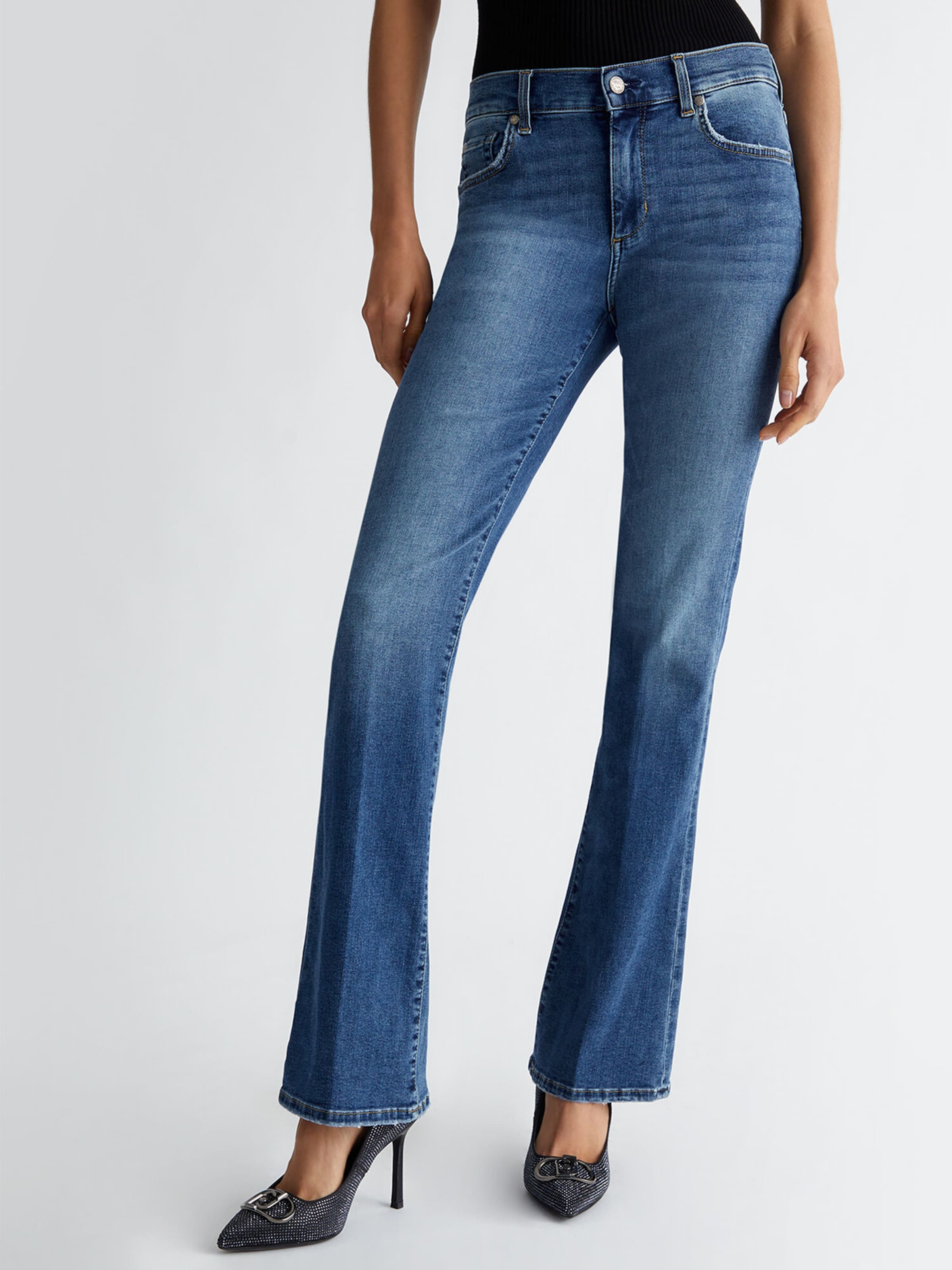 Liu Jo Bootcut Jeans in Blu Denim ABOUT YOU