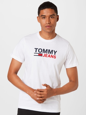 T-Shirt TOMMY HILFIGER en blanc : devant