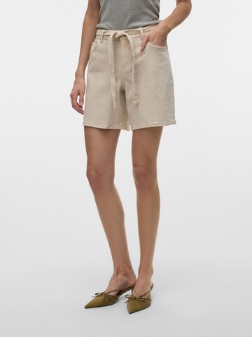 VERO MODA regular Bukser 'VMEdea' i beige: forside