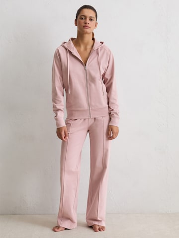 Marc O'Polo - Sudadera con cremallera ' Heavy Jersey ' en rosa: frente