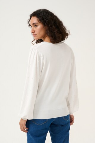 Kaffe Pullover 'KAKaren' in Weiß