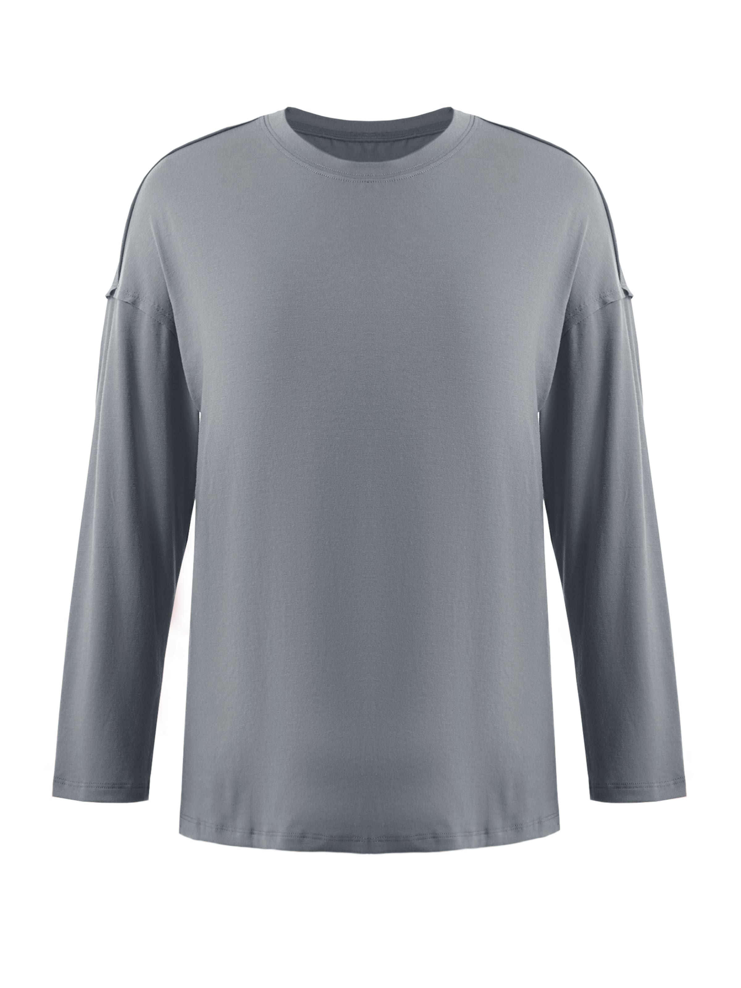 Imily Bela Majica | siva barva: sprednja stran