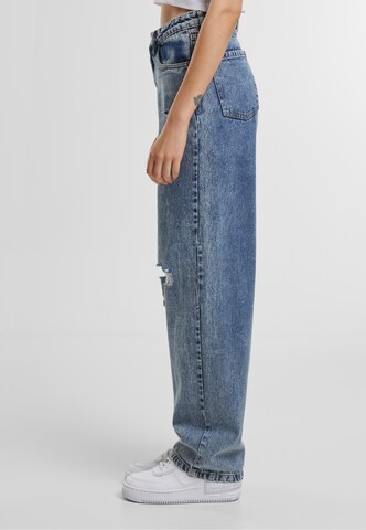 Urban Classics Wide leg Jeans in Blue