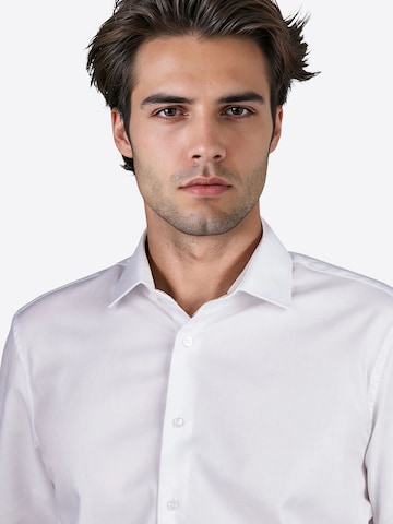 PIERRE CARDIN Regular Fit Hemd in Weiß