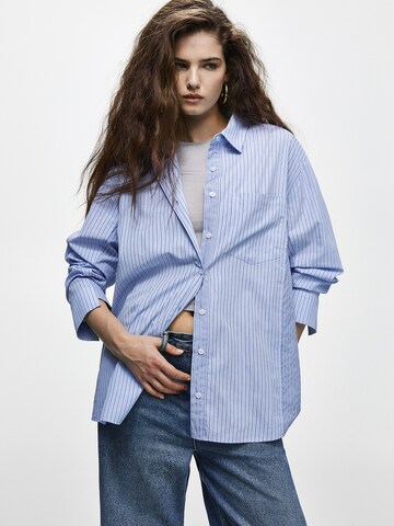 Pull&Bear Bluse i blå: forside