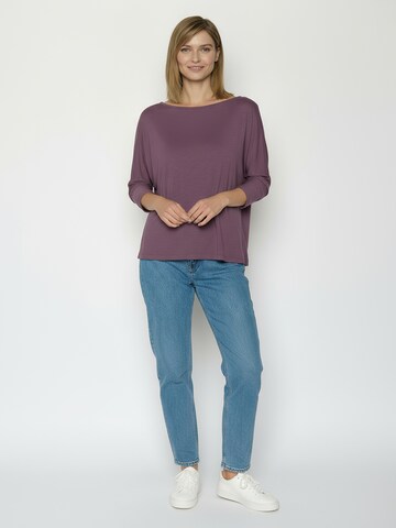 Maglietta ' Simper Basic ' di GREENBOMB in rosso