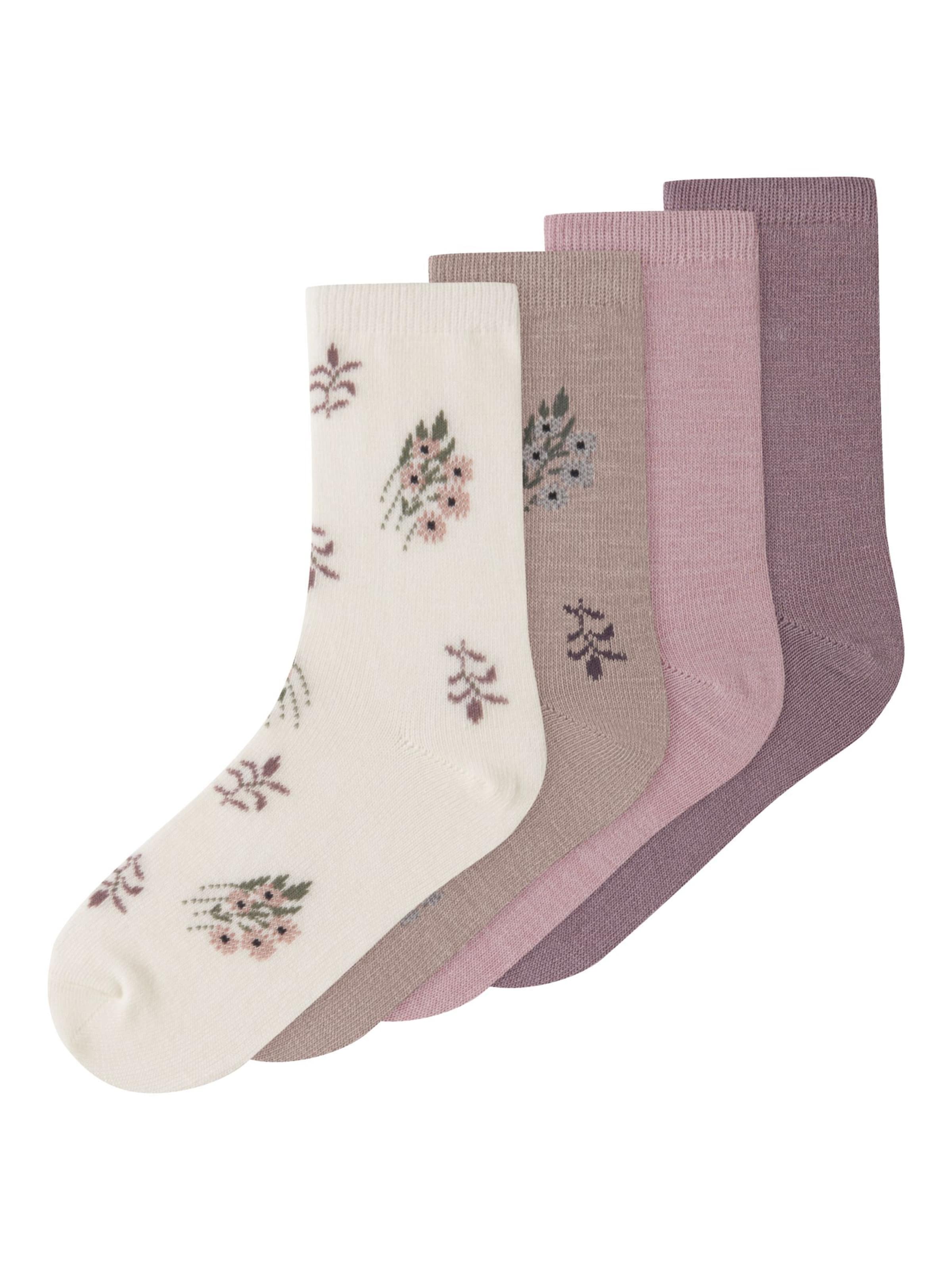 NAME IT - Calcetines en beige: frente