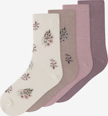 NAME IT - Calcetines en beige: frente