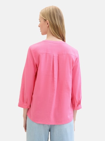 TOM TAILOR Bluse in Pink