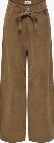 ONLY Loose fit Trousers 'ONLGianna-Global' in Green: front