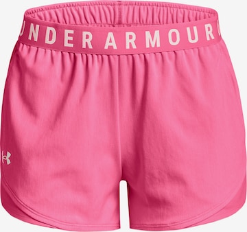 Pantalon de sport 'Play Up' UNDER ARMOUR en rose : devant