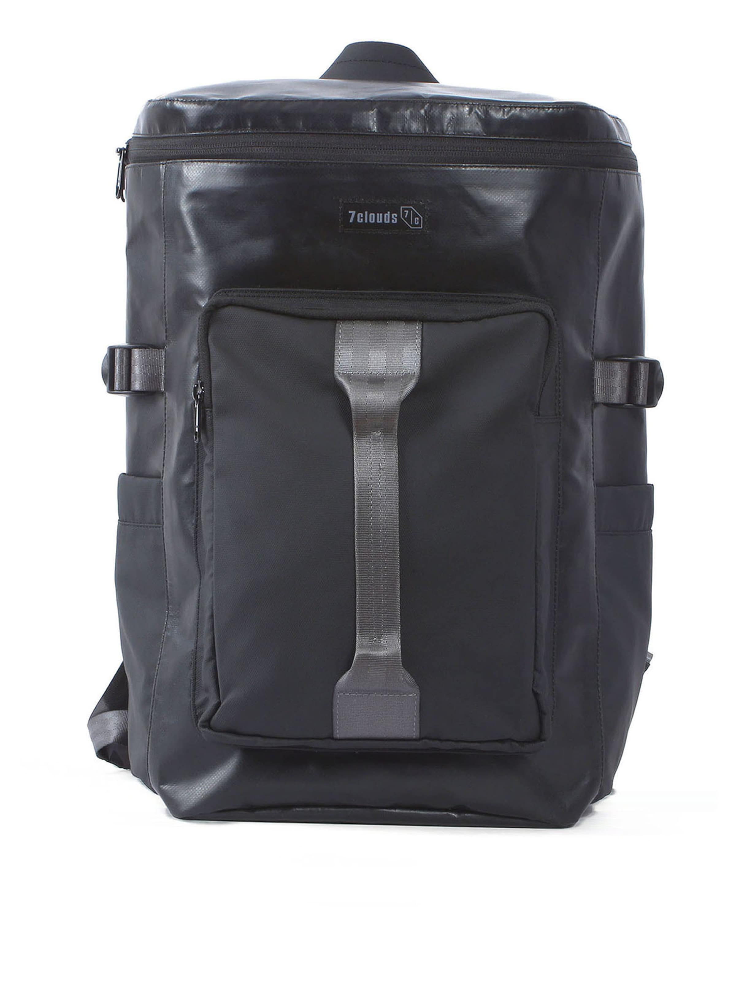 7clouds Backpack 'Heloy 7.1' in Black: front