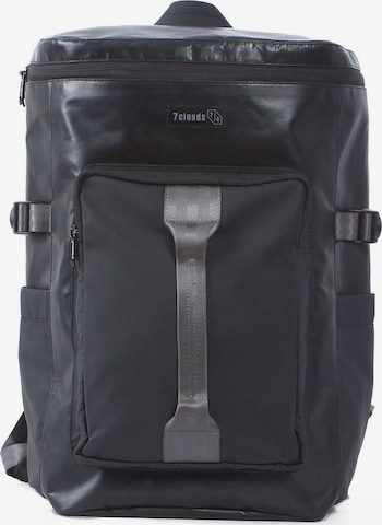 7clouds Reppu 'Heloy 7.1' värissä musta: etupuoli