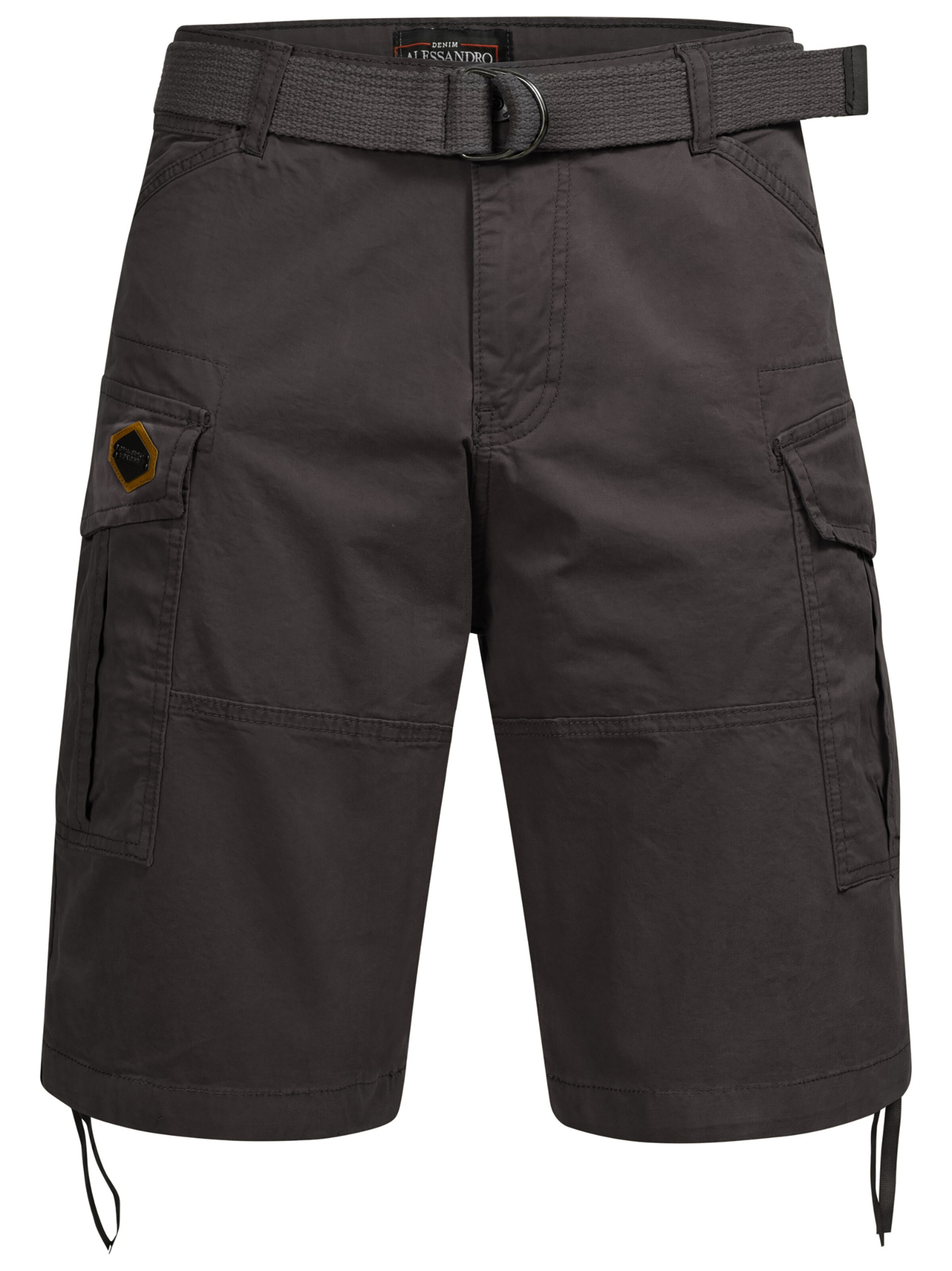 Alessandro Salvarini Shorts in Grau: Vorderseite