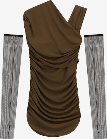 IMPERIAL Kleid in Braun: Vorderseite