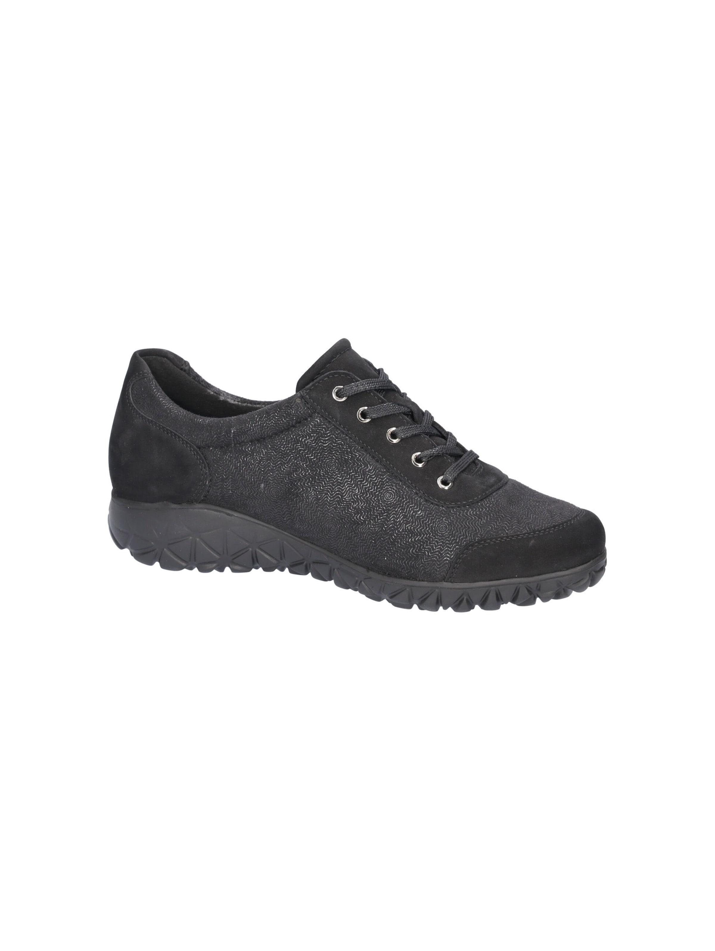 WALDLÄUFER Athletic lace-up shoe 'Havy' in Black