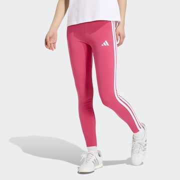 ADIDAS SPORTSWEAR Skinny Workout Pants 'Essentials' in Pink: front