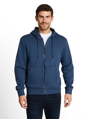 TOM TAILOR - Sudadera con cremallera en azul: frente