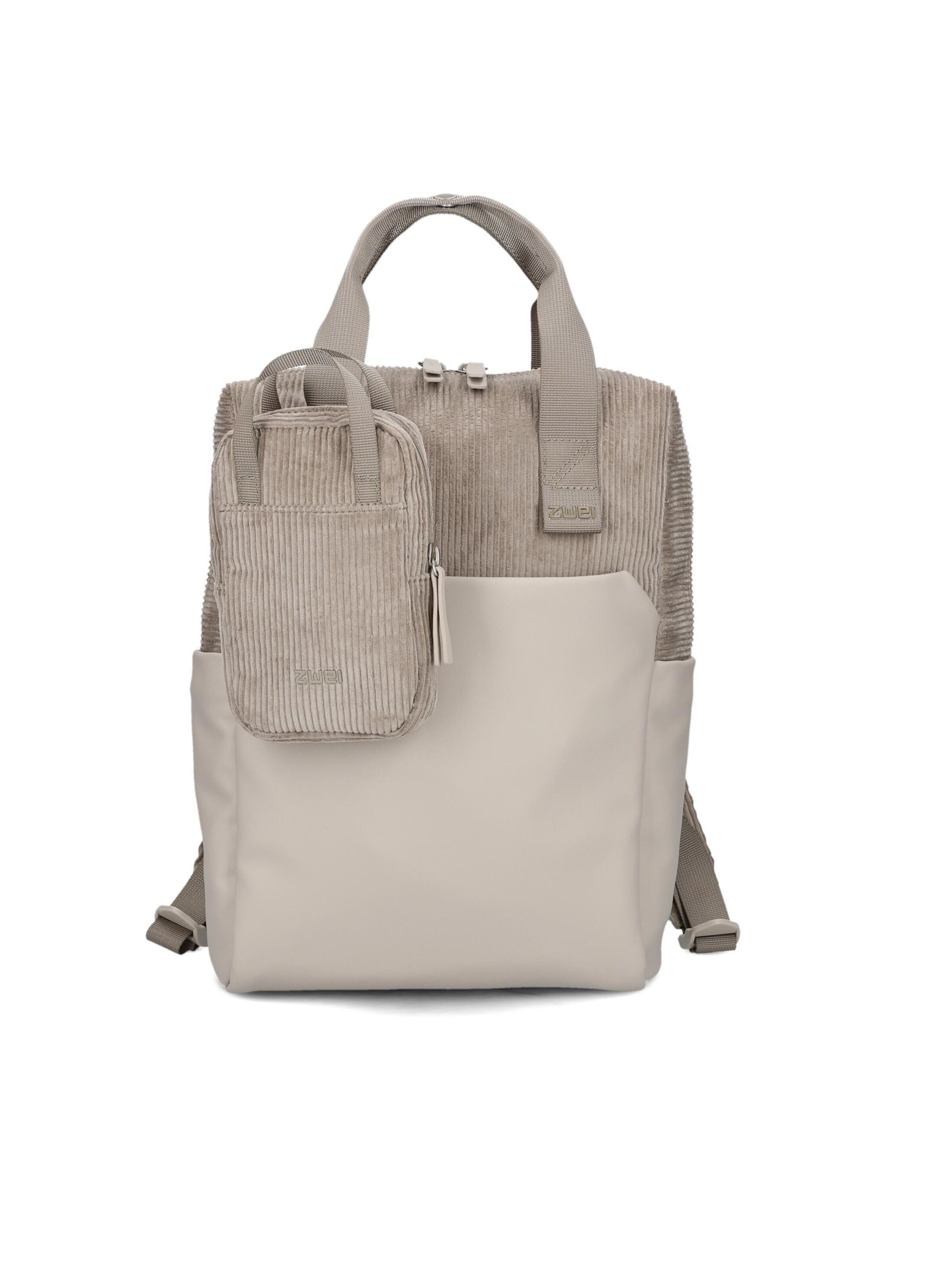 ZWEI Rucksack 'LOU LUR130' in Braun: Vorderseite