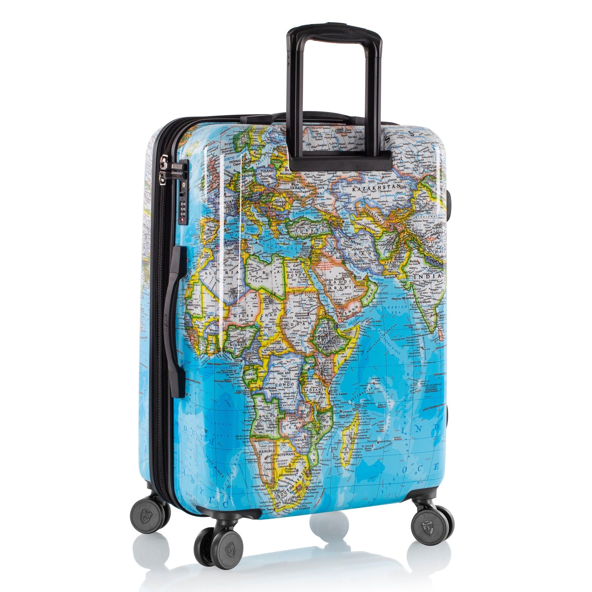 Heys Suitcase Set 'Black Camo' in Blue