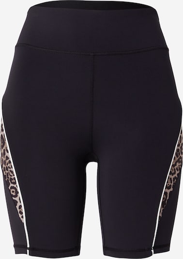 ONLY PLAY Urheiluhousut 'ONPMILA-2-ALEO' värissä vaaleanruskea / musta, Tuotenäkymä