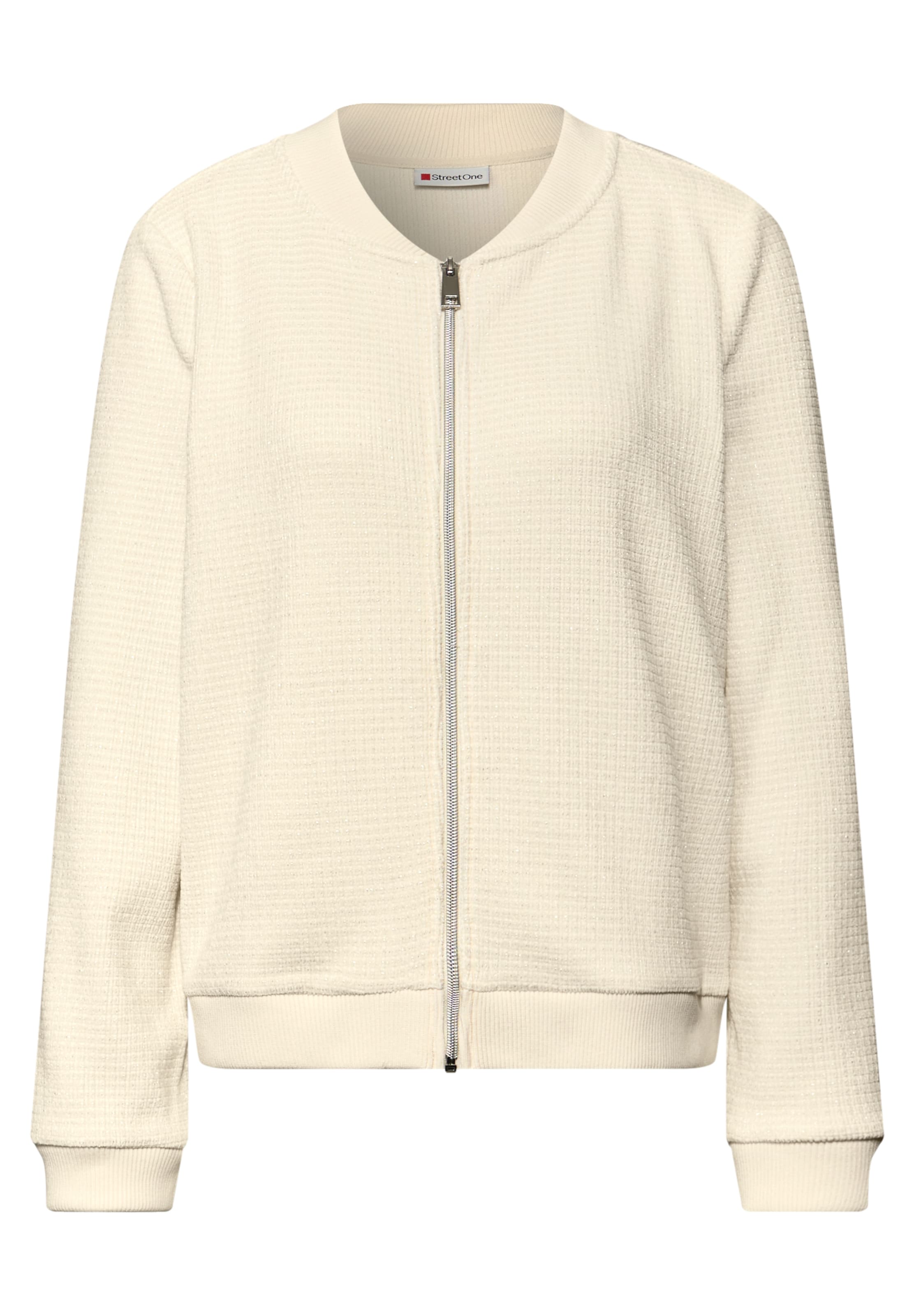 STREET ONE Strickjacke in Beige: Vorderseite