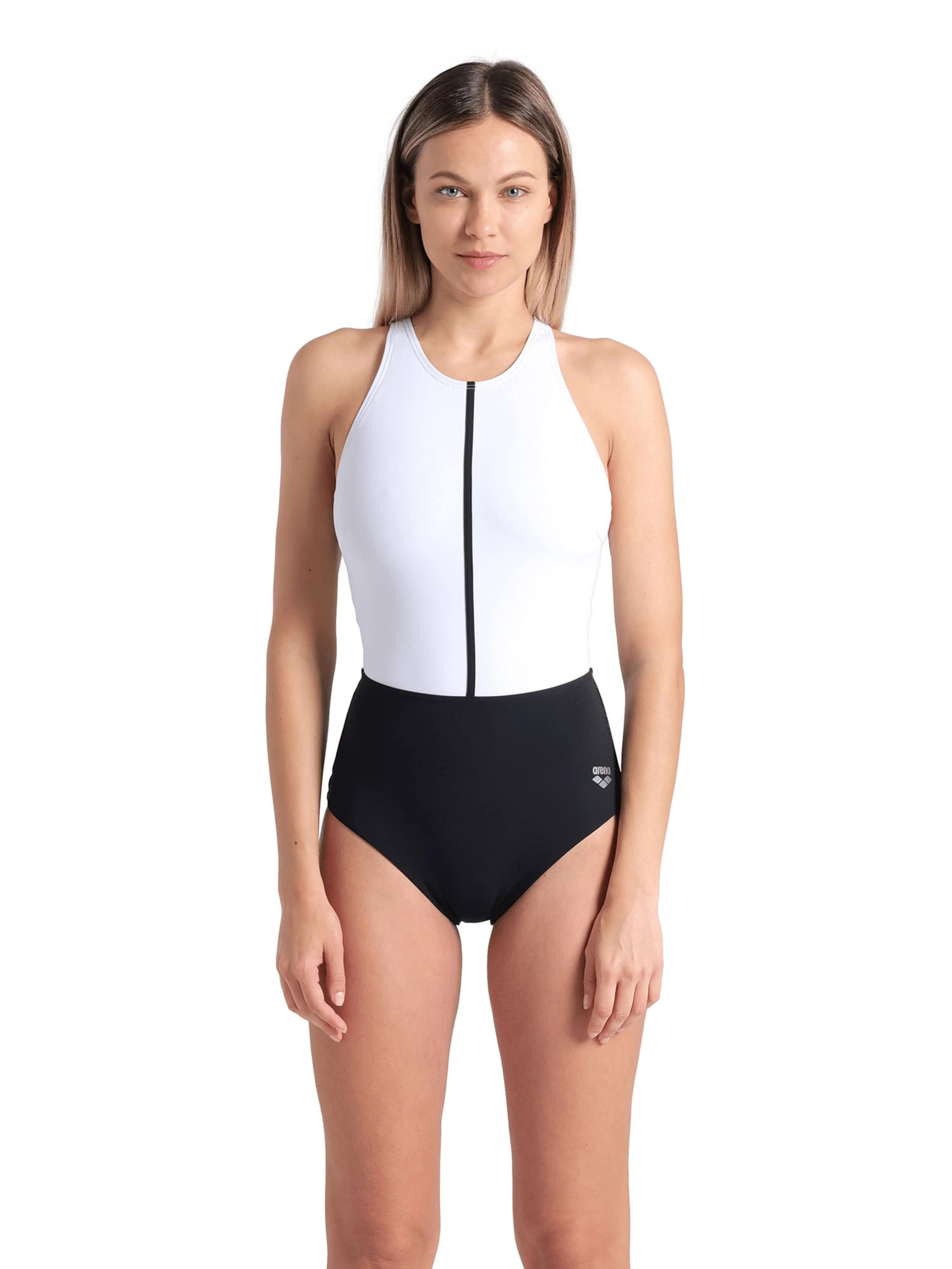 Bustino Costume intero sportivo 'Silvia' di ARENA in nero: frontale