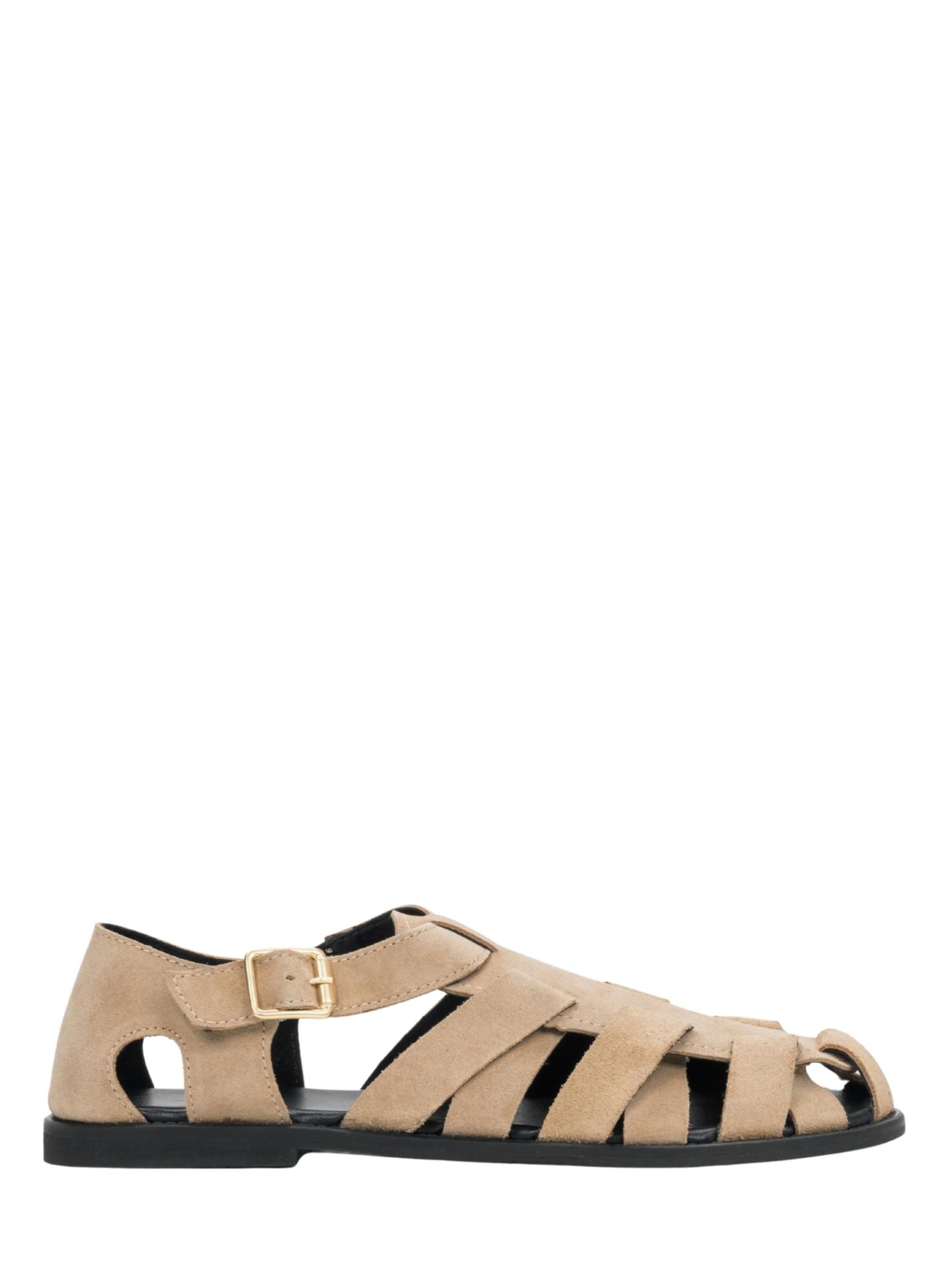 Estro Sandal '202-45921' i beige: framsida