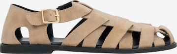 Estro Sandal '202-45921' i beige: framsida