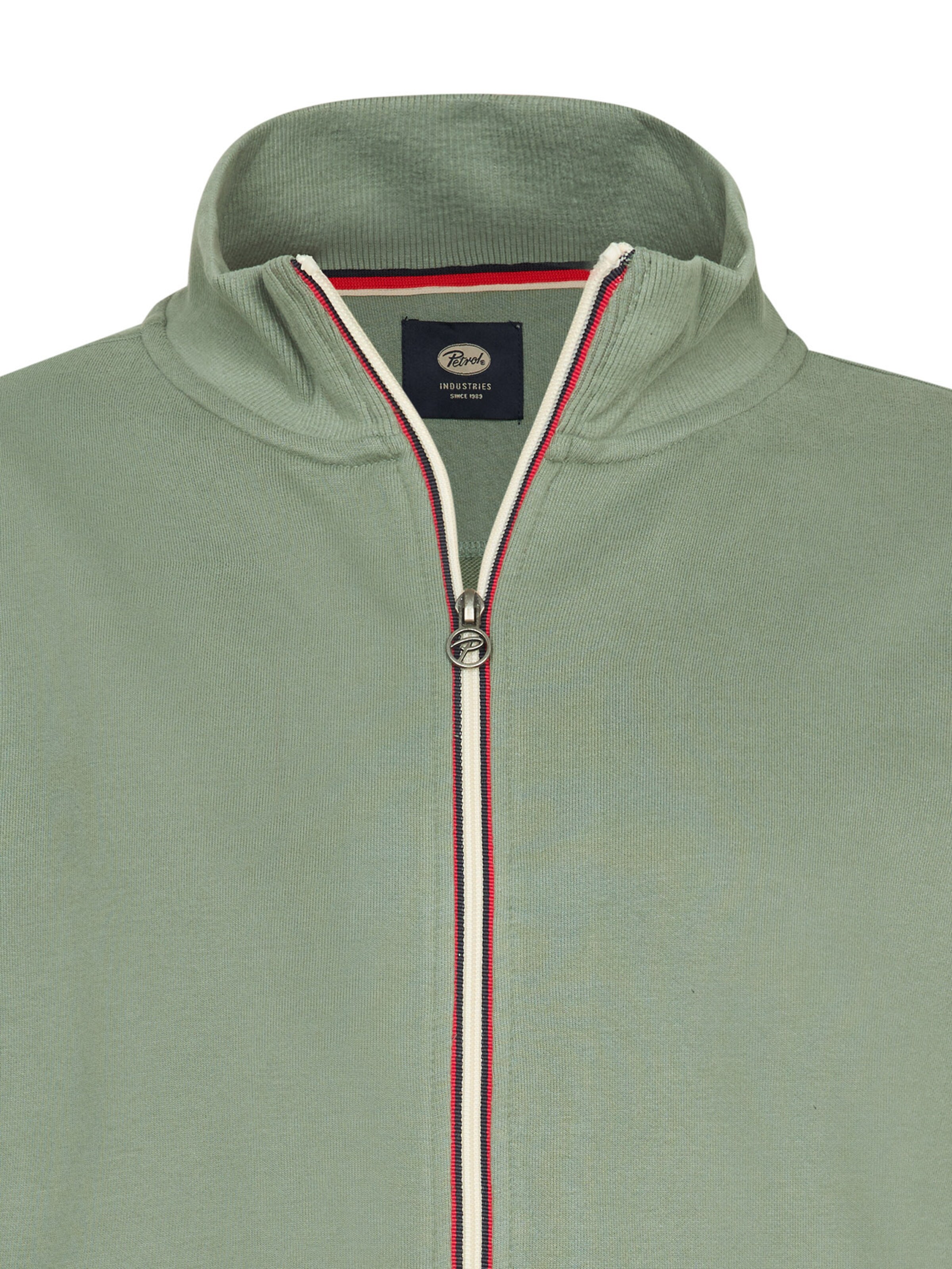Petrol Industries Bluza rozpinana w kolorze zielony