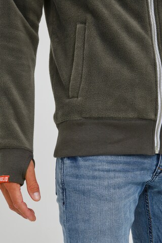 !Solid Fleece Jacket 'Loki' in Grey