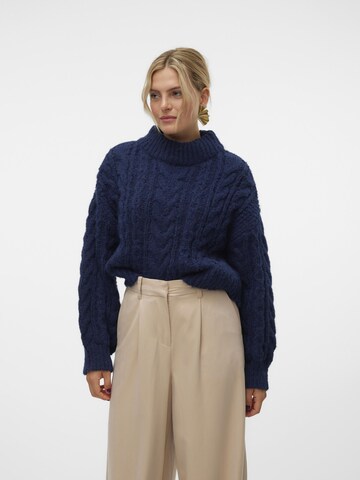 Pull-over VERO MODA en bleu : devant