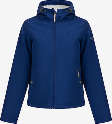 Veste fonctionnelle Schmuddelwedda en bleu : devant