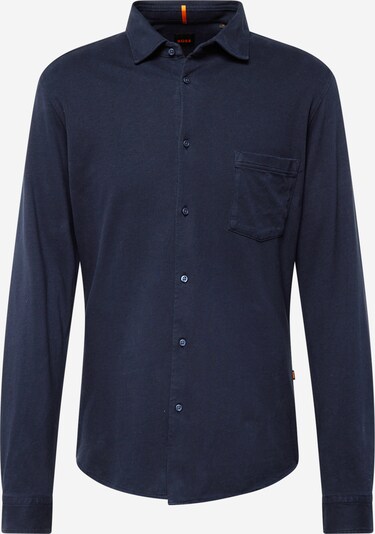 Dalykinio stiliaus marškiniai 'Mysoft 2' iš BOSS, spalva – tamsiai mėlyna, Prekių apžvalga