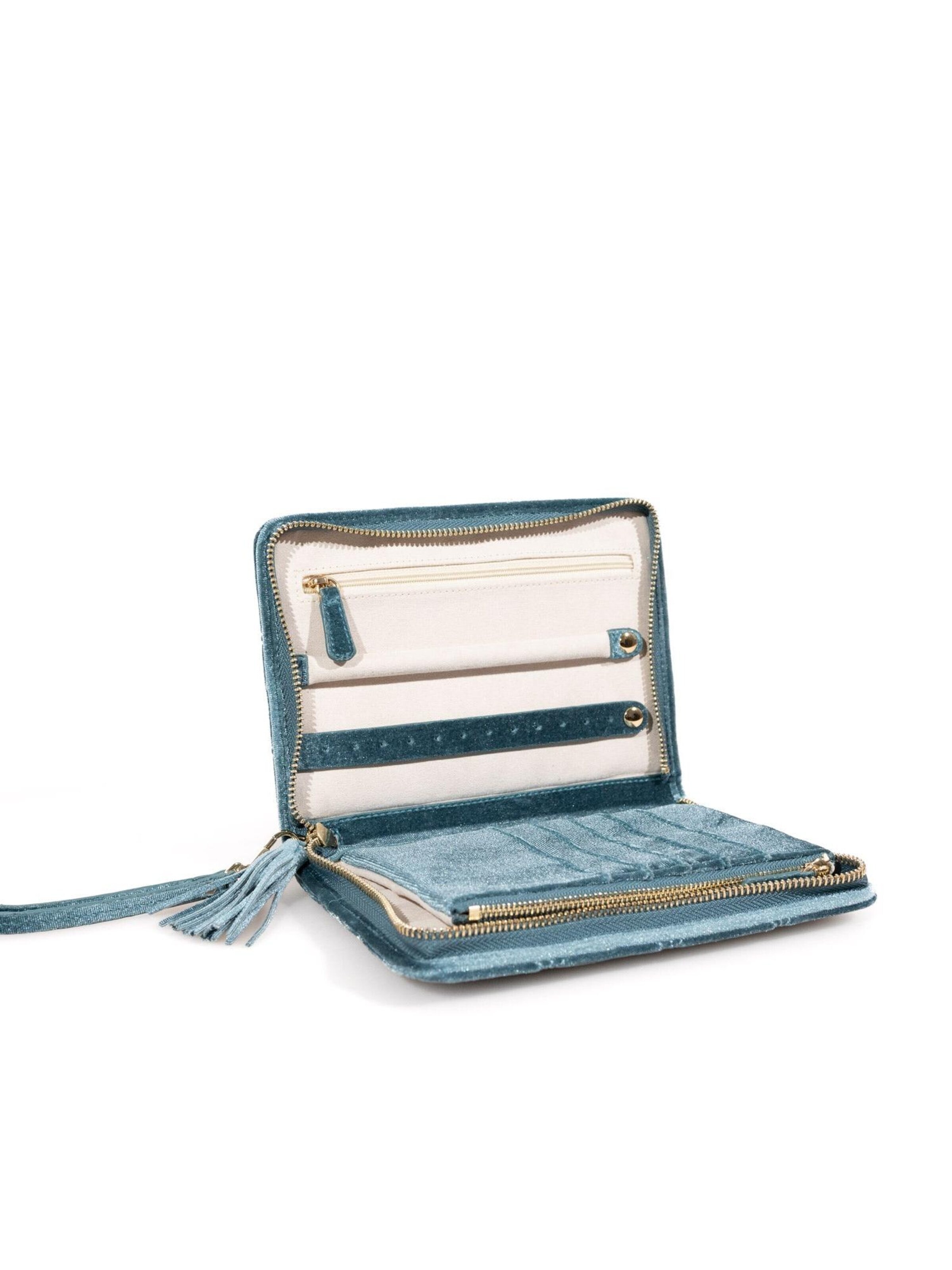Friedrich23 Jewelry Storage 'Schmucketui CHENILLE' in Blue